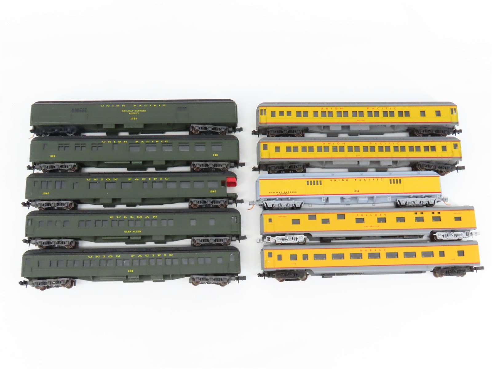 LOT of 10 N Scale Rivarossi, Con-Cor UP 