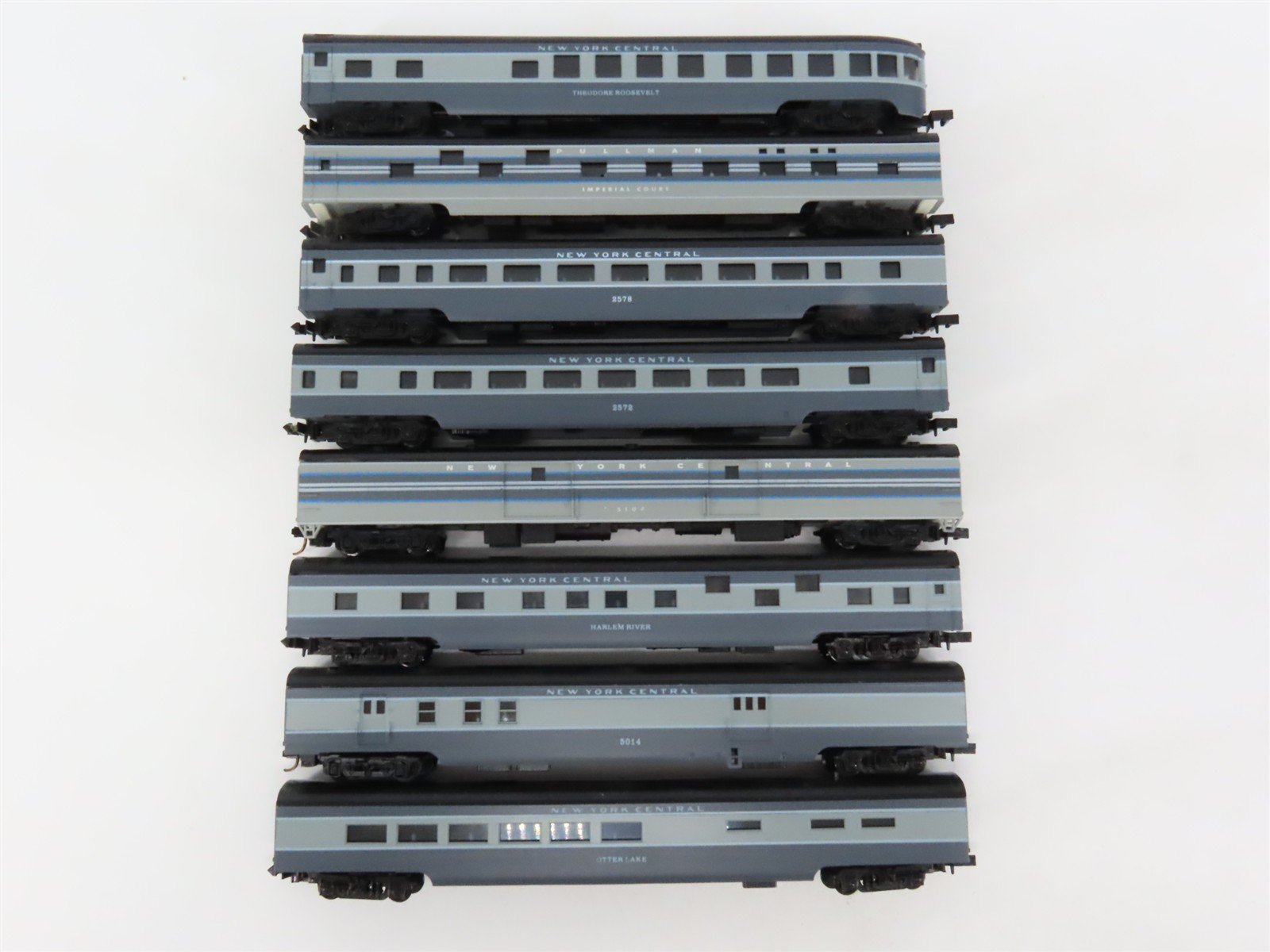 N Con-Cor NYC New York Central "Twentieth Century Ltd" 8-Car Passenger Set