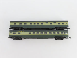 N Scale Con-Cor Roundhouse ERIE Railroad 10-Car Passenger Set