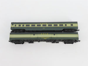 N Scale Con-Cor Roundhouse ERIE Railroad 10-Car Passenger Set