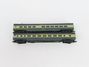 N Scale Con-Cor Roundhouse ERIE Railroad 10-Car Passenger Set
