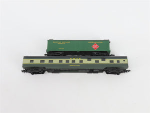 N Scale Con-Cor Roundhouse ERIE Railroad 10-Car Passenger Set
