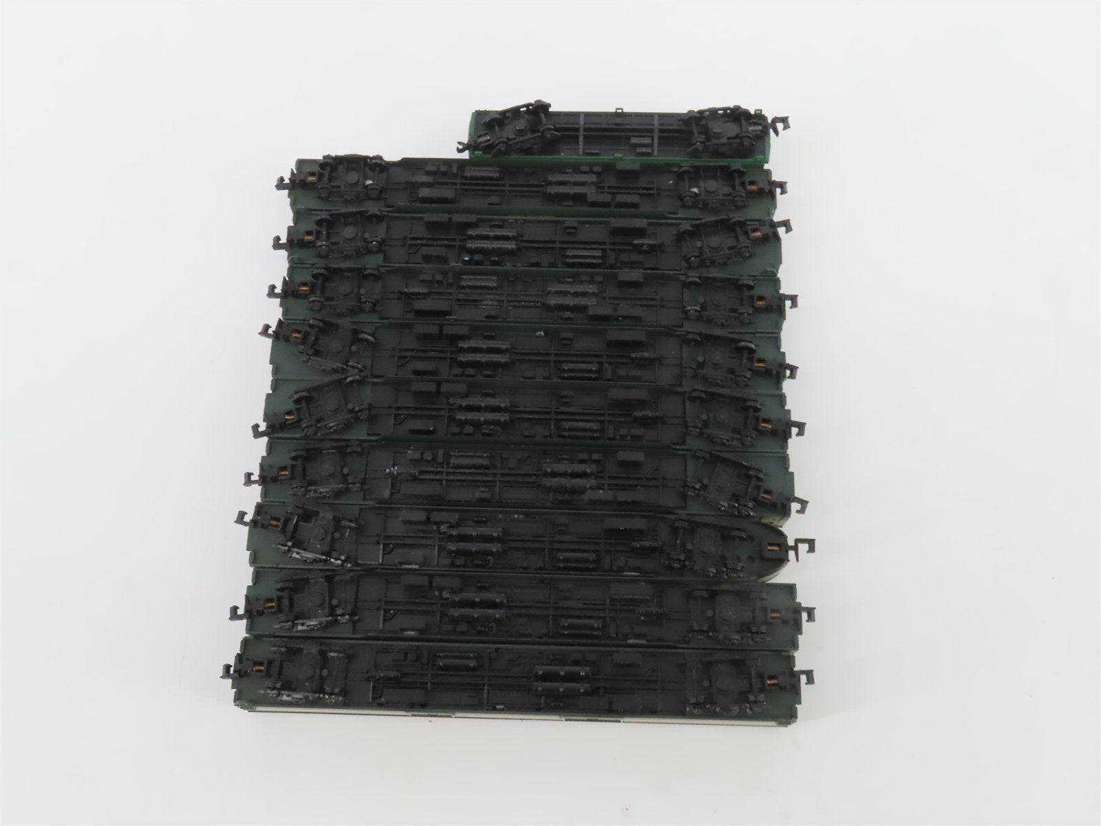 N Scale Con-Cor Roundhouse ERIE Railroad 10-Car Passenger Set