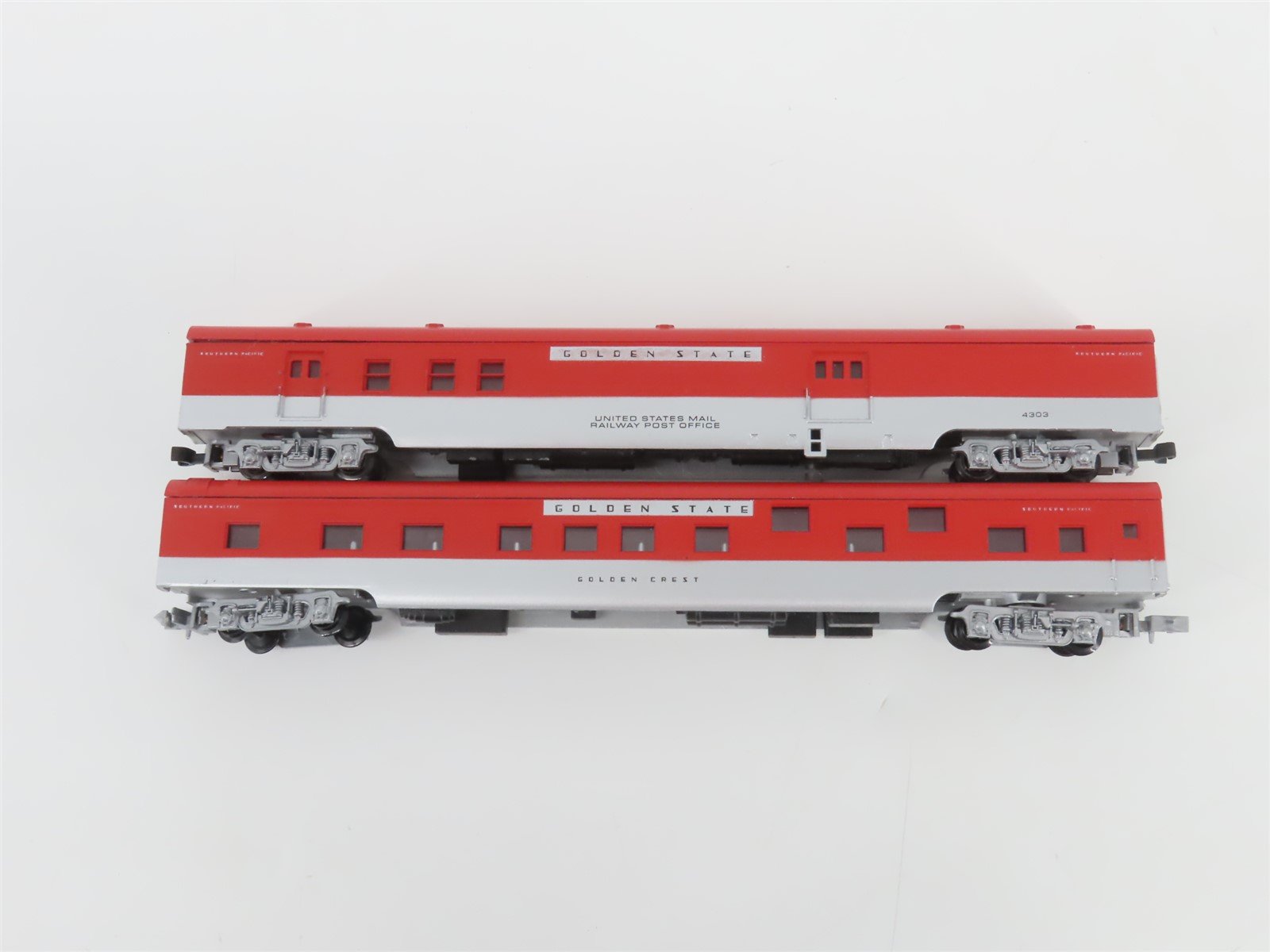 N Scale Con-Cor Golden State 6-Car Passenger Set