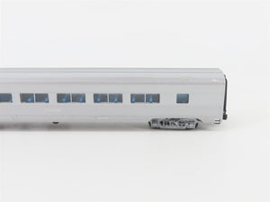 LOT of 2 N Scale Con-Cor Silver Painted, Unlettered Passenger Cars