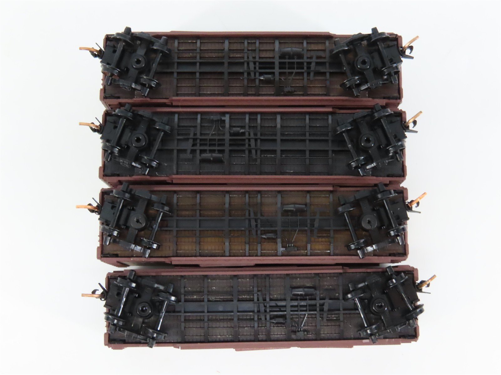 LOT of 4 N Scale Micro-Trains MTL WAB Wabash 40' Boxcars