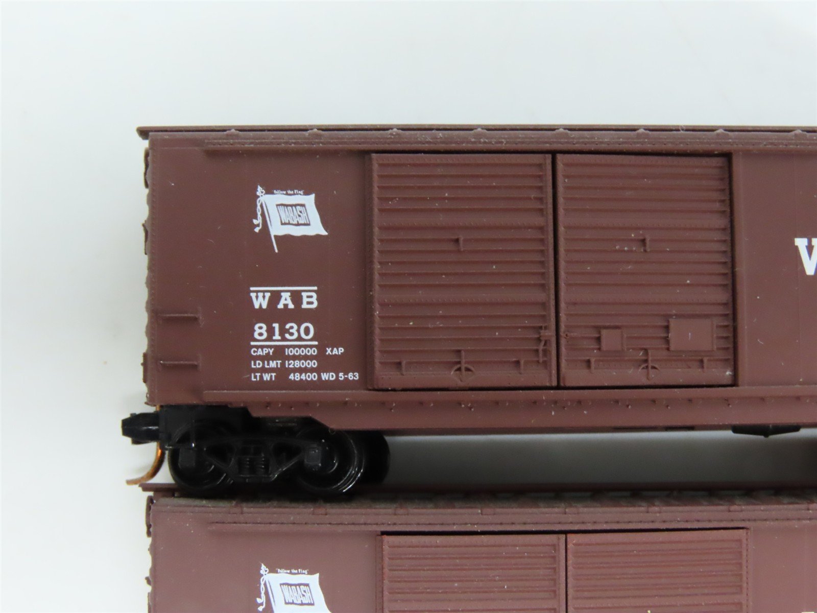 LOT of 3 N Scale Micro-Trains MTL WAB Wabash 40' Boxcars