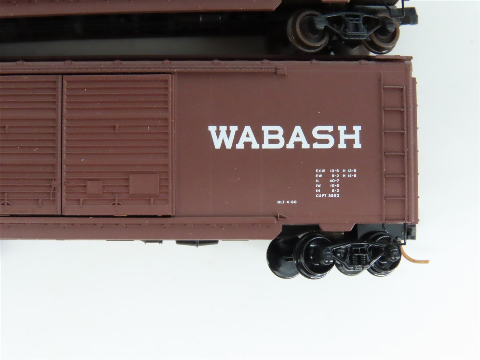 LOT of 3 N Scale Micro-Trains MTL WAB Wabash 40' Boxcars