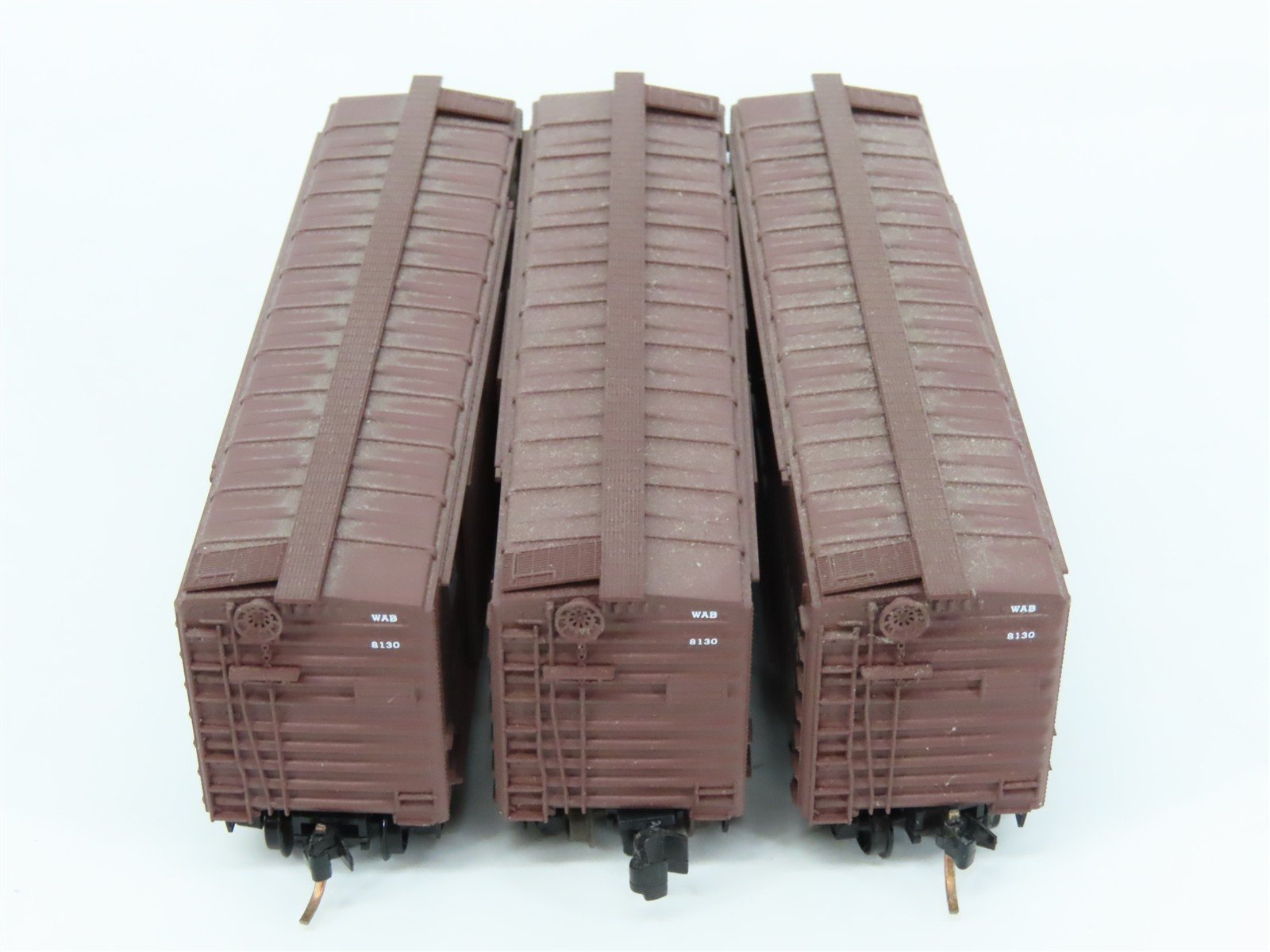 LOT of 3 N Scale Micro-Trains MTL WAB Wabash 40' Boxcars