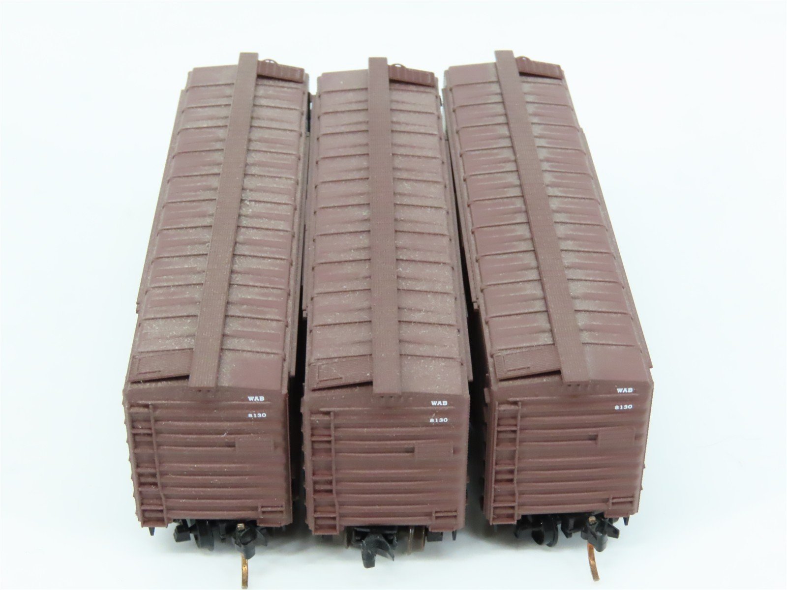 LOT of 3 N Scale Micro-Trains MTL WAB Wabash 40' Boxcars