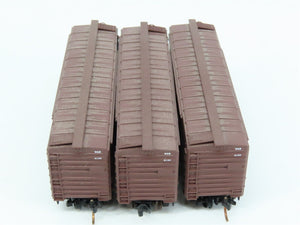 LOT of 3 N Scale Micro-Trains MTL WAB Wabash 40' Boxcars