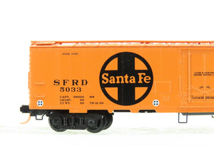 N Scale Micro-Trains MTL SFRD Santa Fe 51' Reefer Car #5033