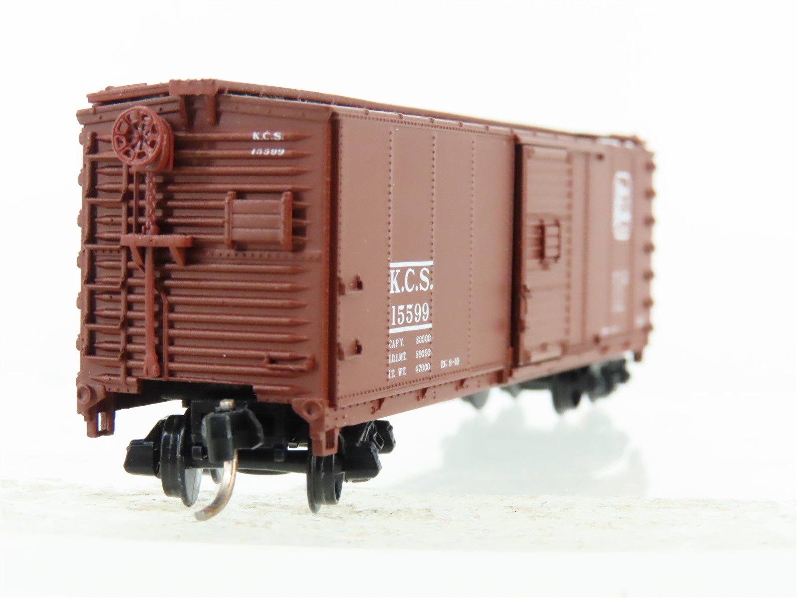 N Scale Micro-Trains MTL KCS Kansas City Southern 40' Single Door Boxcar #15599