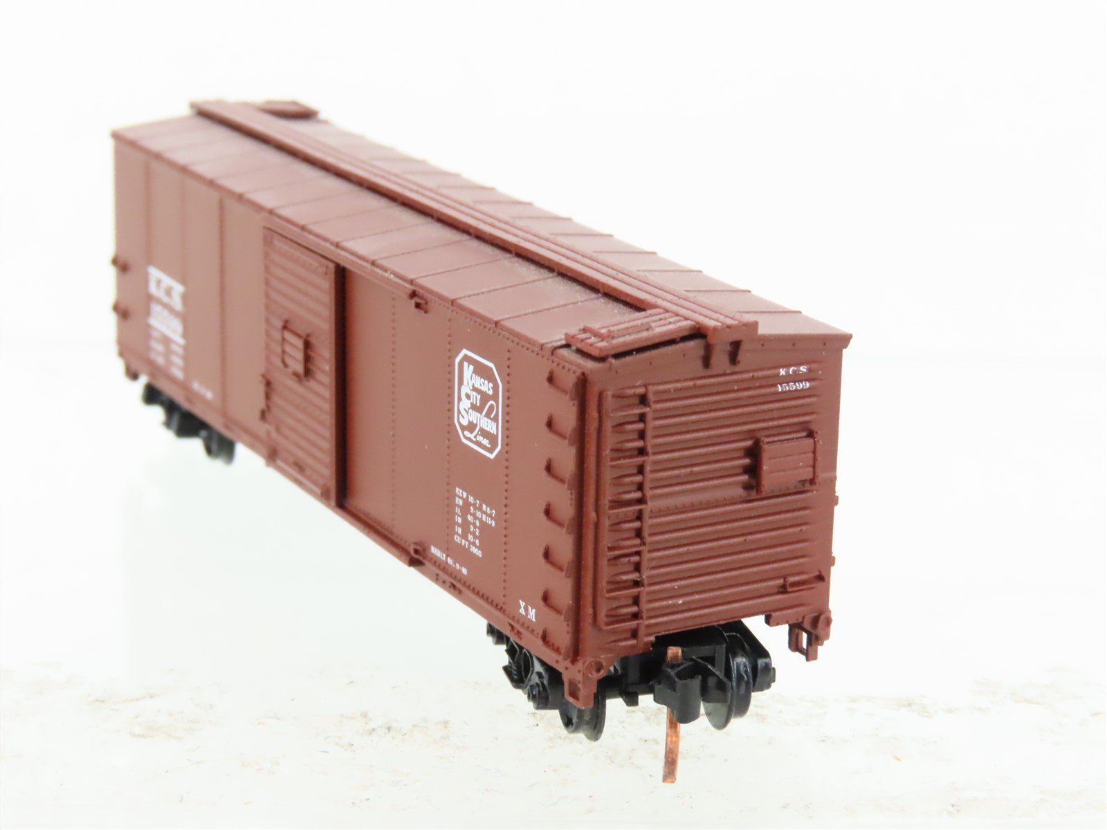 N Scale Micro-Trains MTL KCS Kansas City Southern 40' Single Door Boxcar #15599