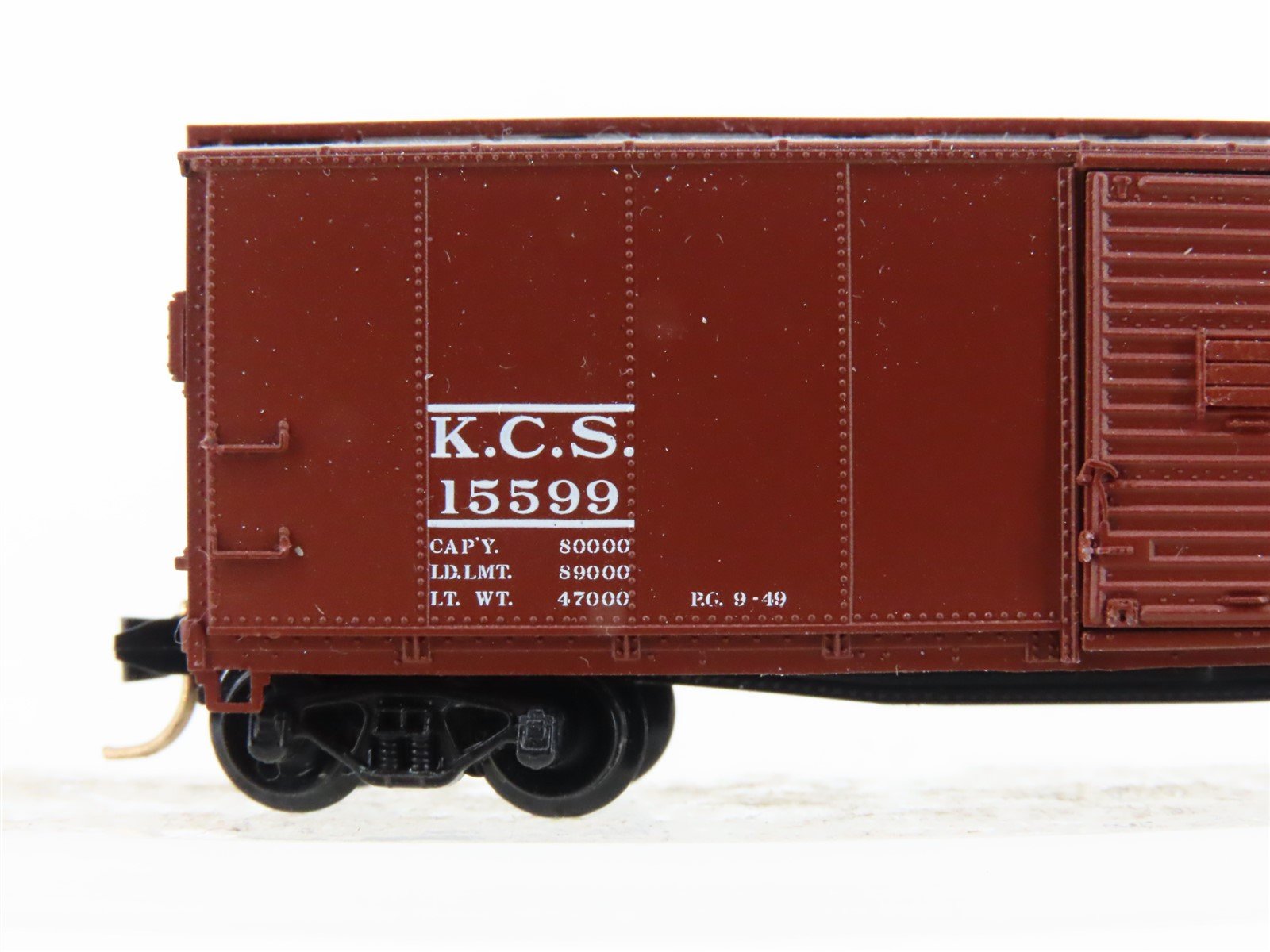 N Scale Micro-Trains MTL KCS Kansas City Southern 40' Single Door Boxcar #15599