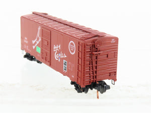 N Scale Deluxe Innovations MP Missouri Pacific 40' Boxcar #34327 w/Graffiti