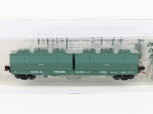 N Scale Red Caboose RN-17783-1 GM&O Gulf Mobile & Ohio Coil Car #75025