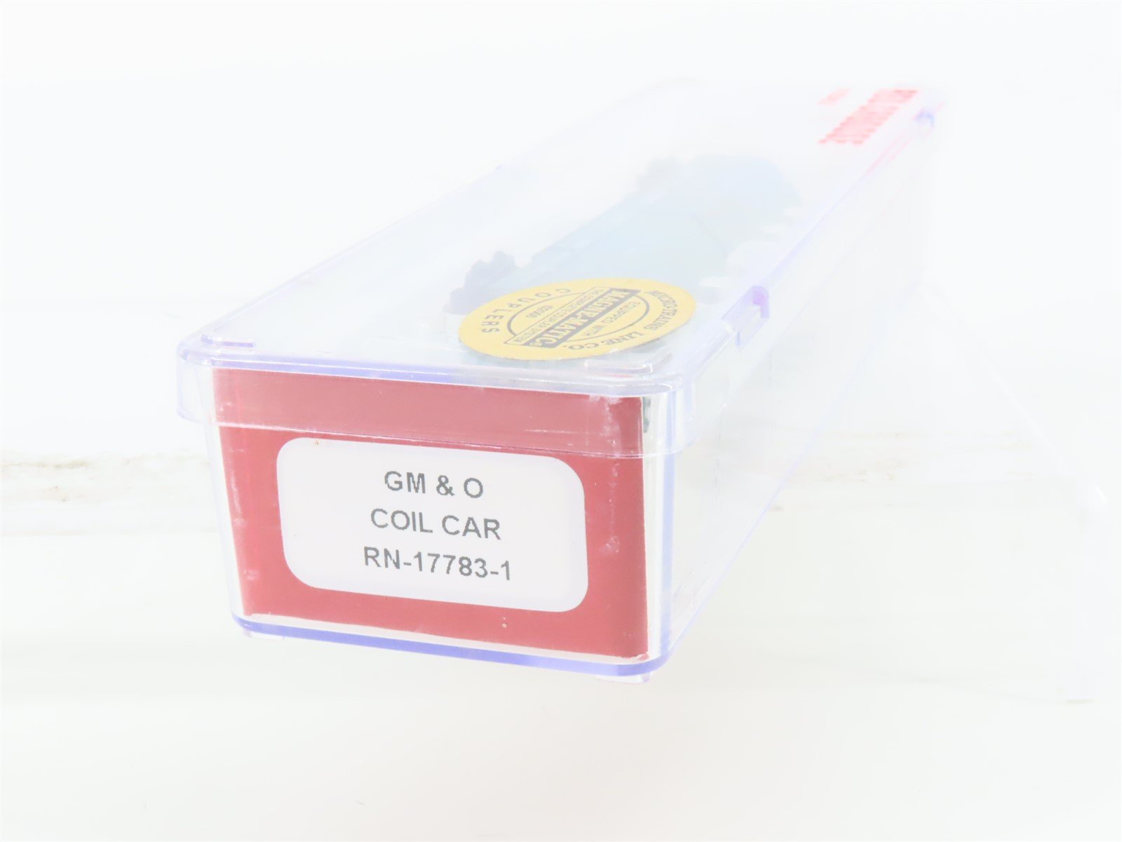 N Scale Red Caboose RN-17783-1 GM&O Gulf Mobile & Ohio Coil Car #75025