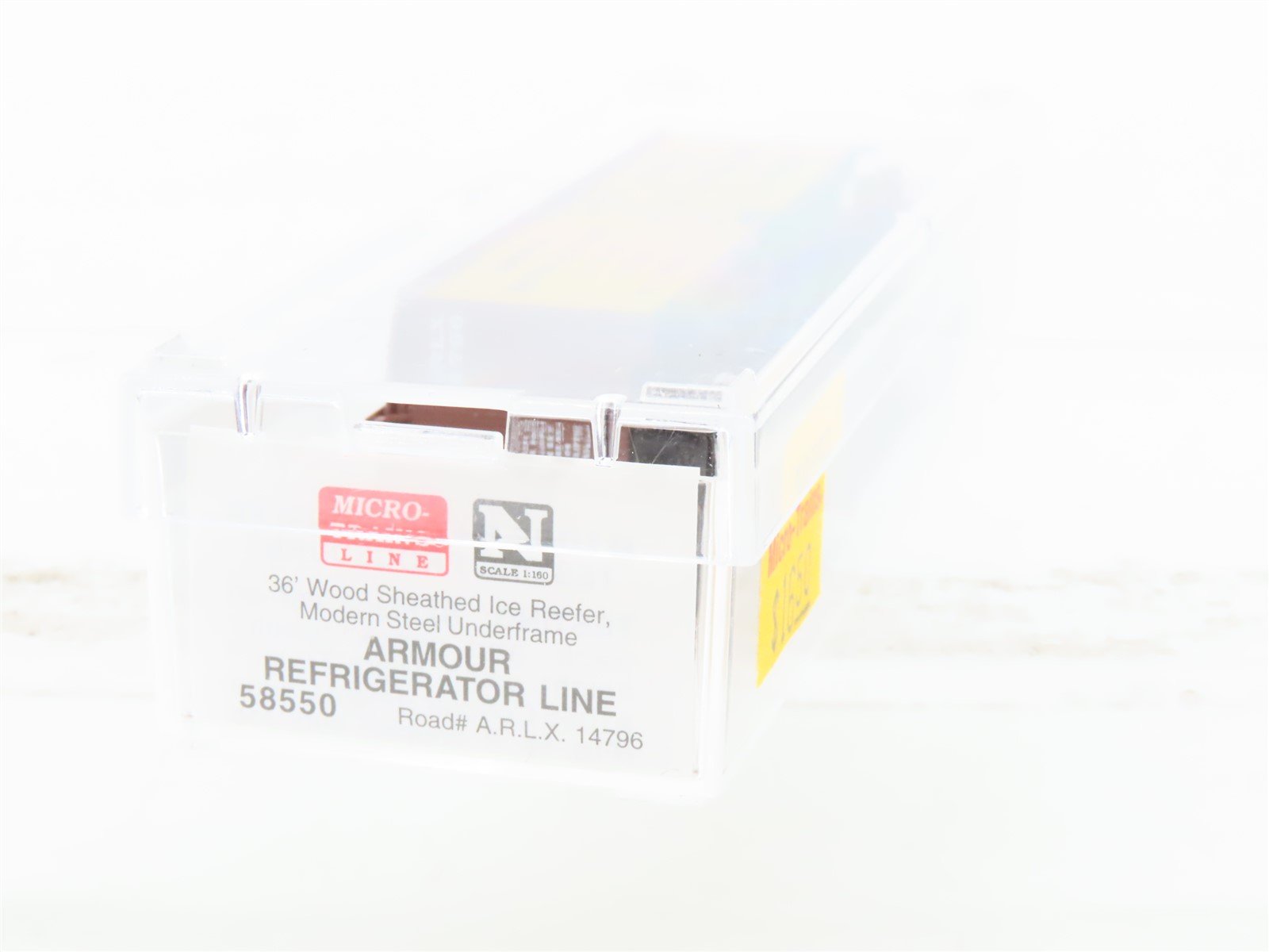 N Scale Micro-Trains MTL 58550 ARLX Armour Reefer 36' Ice Reefer Car #14796