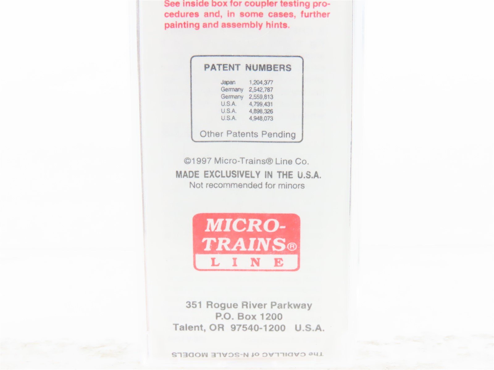 N Scale Micro-Trains MTL 22190 MILW Milwaukee Road 40' Standard Boxcar #29920