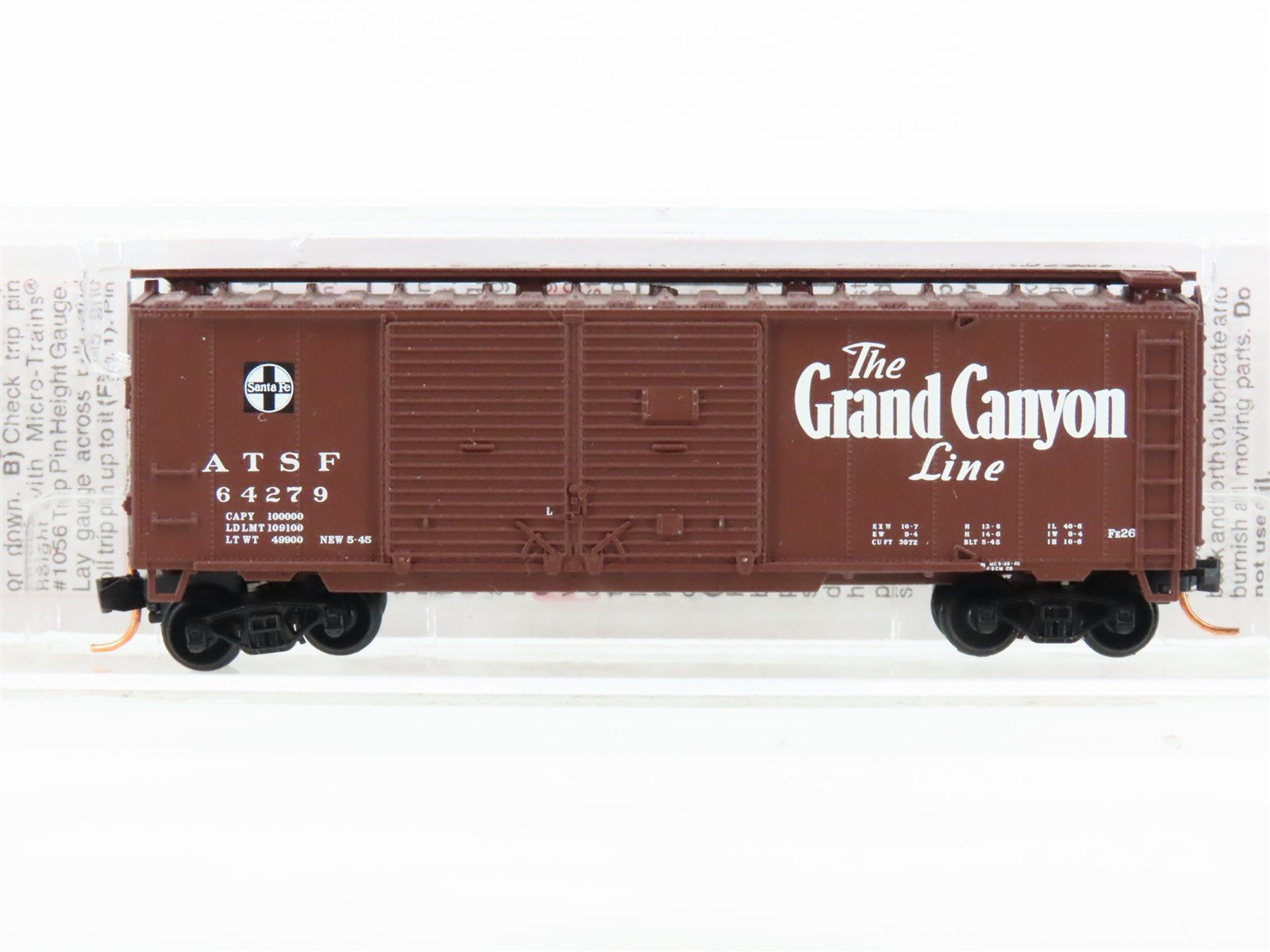 N Scale Micro-Trains MTL 23290 ATSF Santa Fe 40' Standard Boxcar #64279