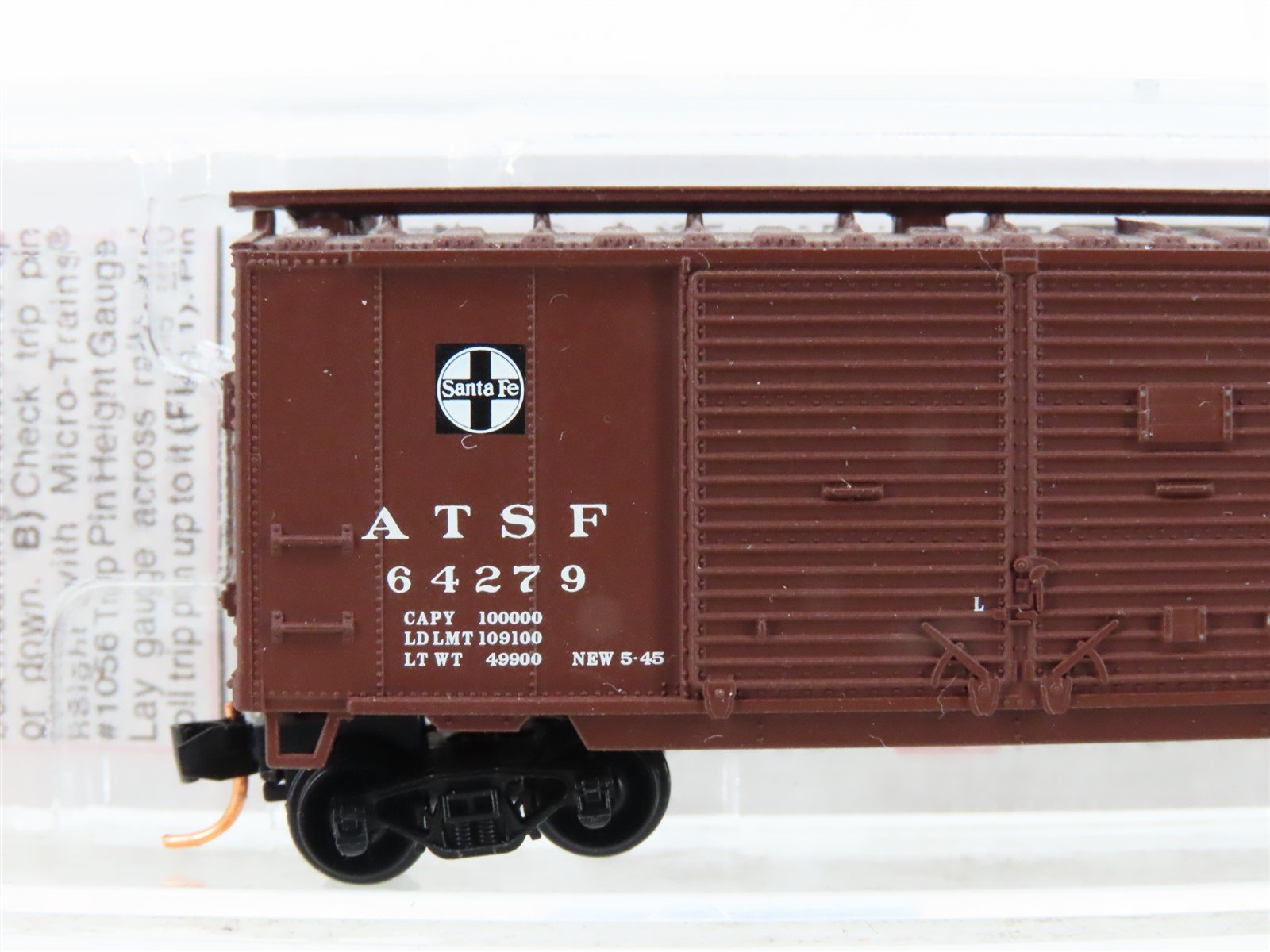 N Scale Micro-Trains MTL 23290 ATSF Santa Fe 40' Standard Boxcar #64279