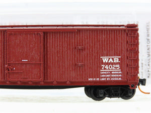 N Scale Micro-Trains MTL 03954120 WAB Wabash 40' Wood Boxcar #74025