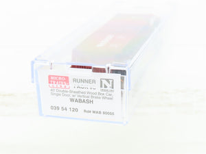 N Scale Micro-Trains MTL 03954120 WAB Wabash 40' Wood Boxcar #74025