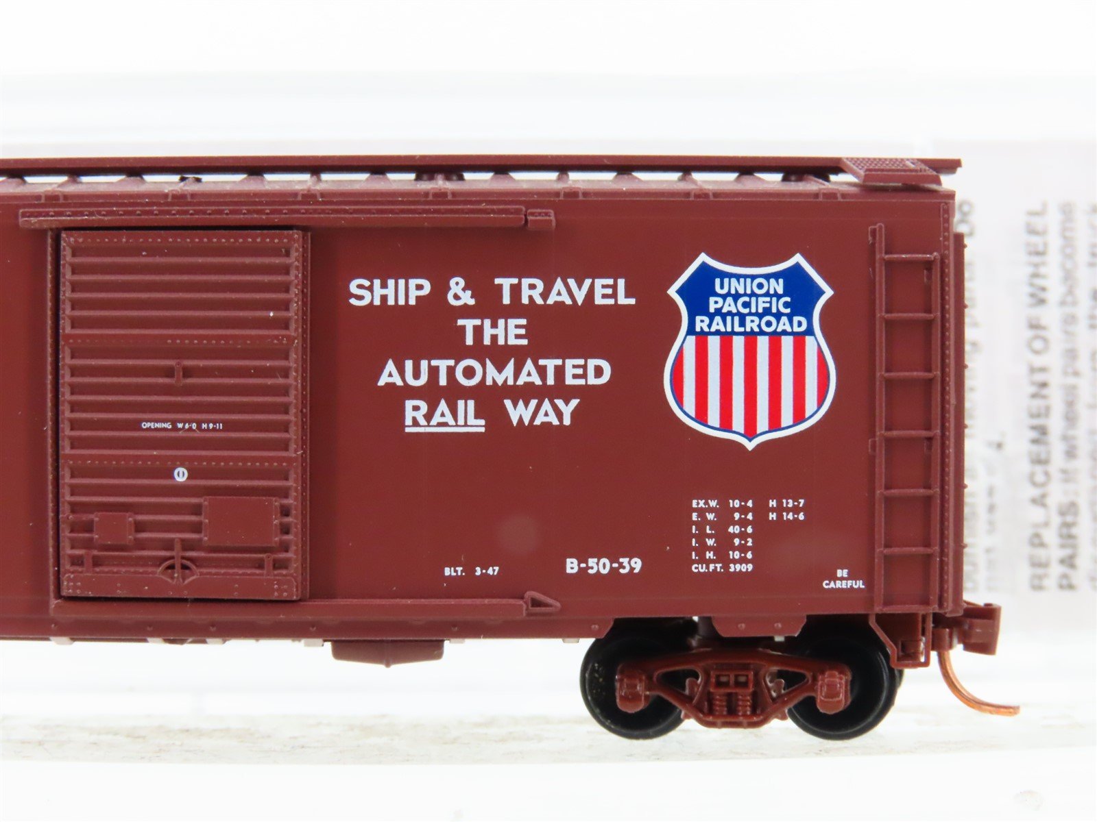 N Scale Micro-Trains MTL 02000710 UP Union Pacific 40' Standard Boxcar #198850