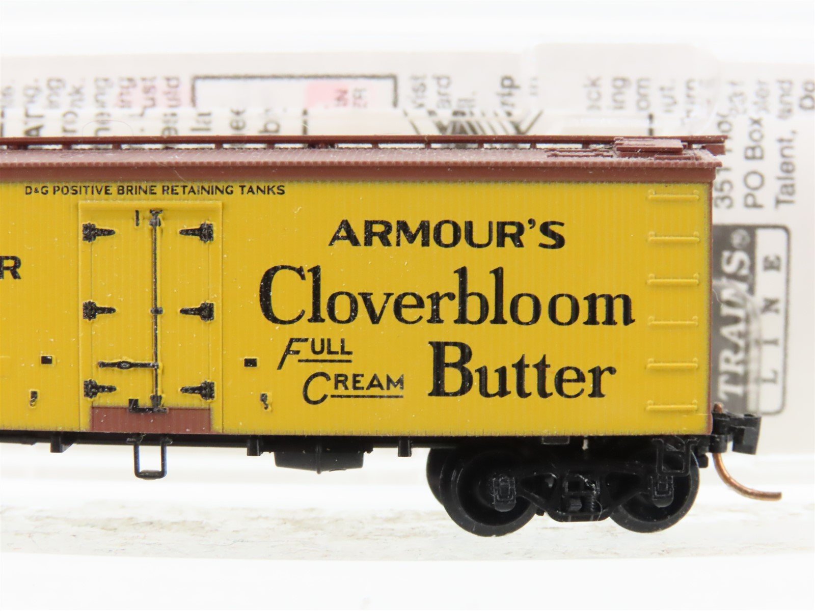 N Scale Micro-Trains MTL 58550 ARLX Armour Reefer 36' Ice Reefer Car #14796