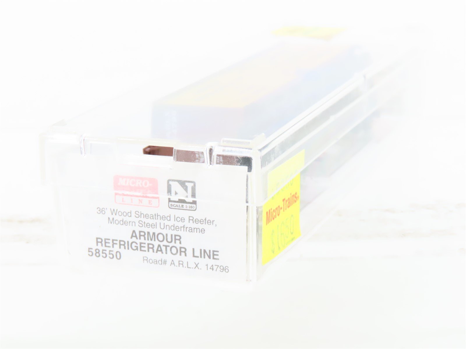 N Scale Micro-Trains MTL 58550 ARLX Armour Reefer 36' Ice Reefer Car #14796