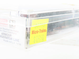 N Scale Micro-Trains MTL 58550 ARLX Armour Reefer 36' Ice Reefer Car #14796