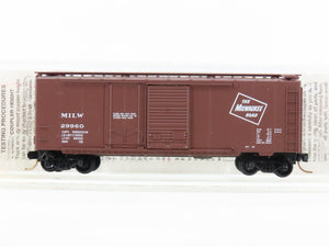 N Scale Micro-Trains MTL 22180 MILW Milwaukee Road 40' Standard Boxcar #29960