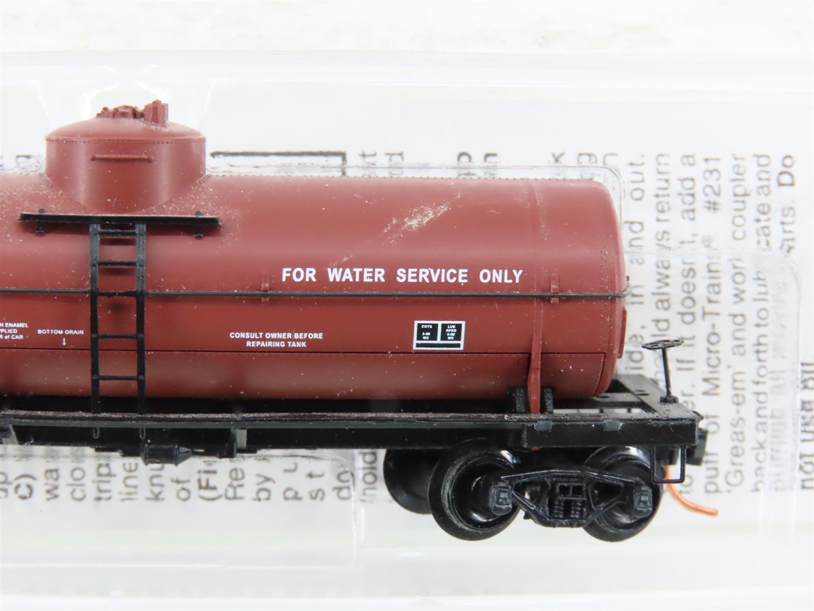 N Micro-Trains MTL 65280 MILW Milwaukee Road 39' Single Dome Tankcar #908318
