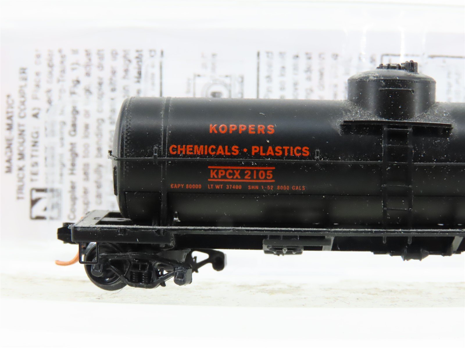N Scale Micro-Trains 06500670 KPCX Kopper Company Single Dome Tankcar #2105