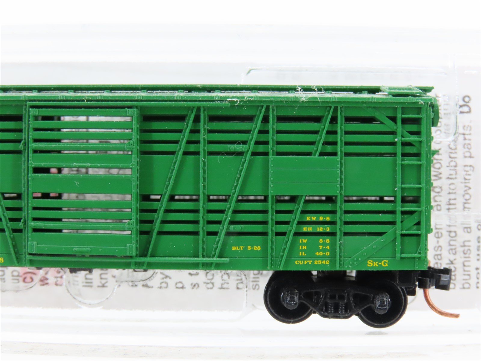 N Scale Micro-Trains MTL 35070 ATSF Santa Fe 40' Despatch Stock Car #68650