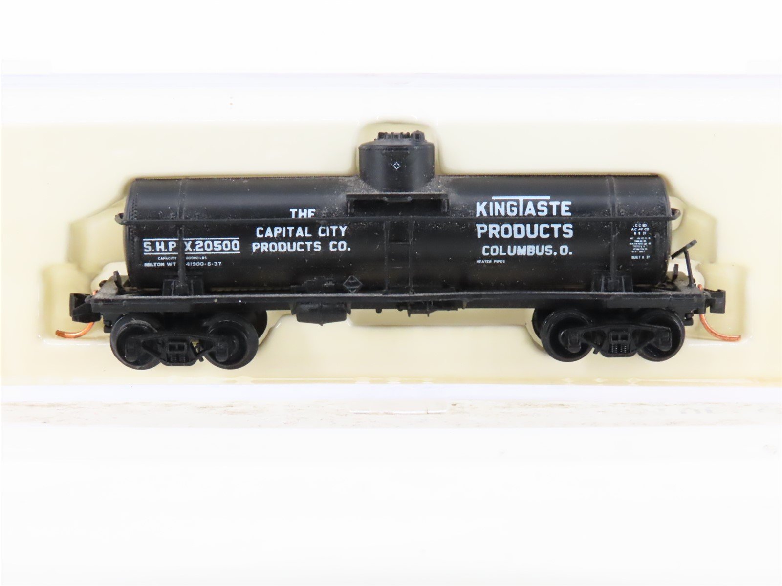 N Scale Brooklyn Loco Works 66319-83 SHPX Kingston Single Dome Tankcar #20500