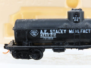 N Scale Brooklyn Loco Works 1123B-B1 AESX Staley Single Dome Tankcar #212