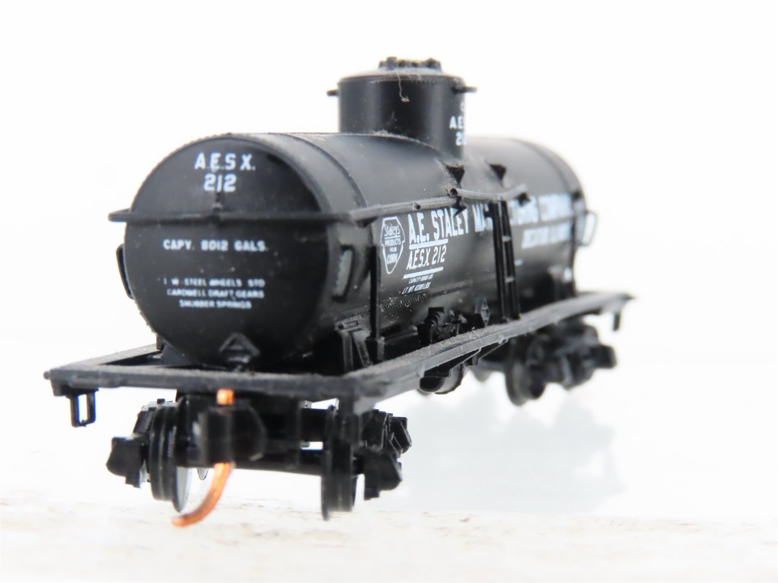 N Scale Brooklyn Loco Works 1123B-B1 AESX Staley Single Dome Tankcar #212