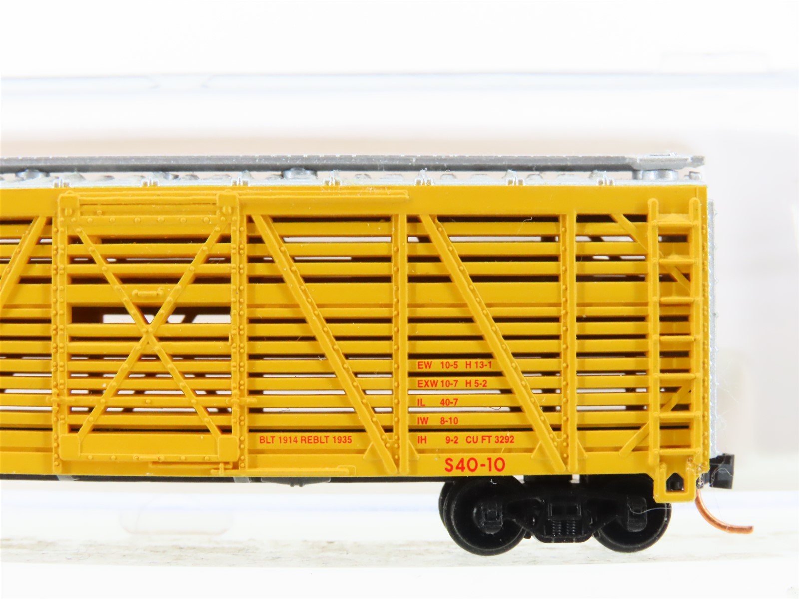 N Scale Atlas 35252 UP Union Pacific 40' Stock Car #48219