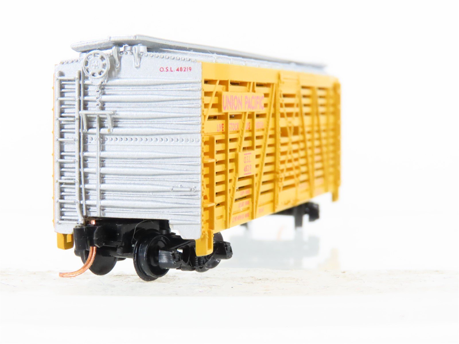 N Scale Atlas 35252 UP Union Pacific 40' Stock Car #48219