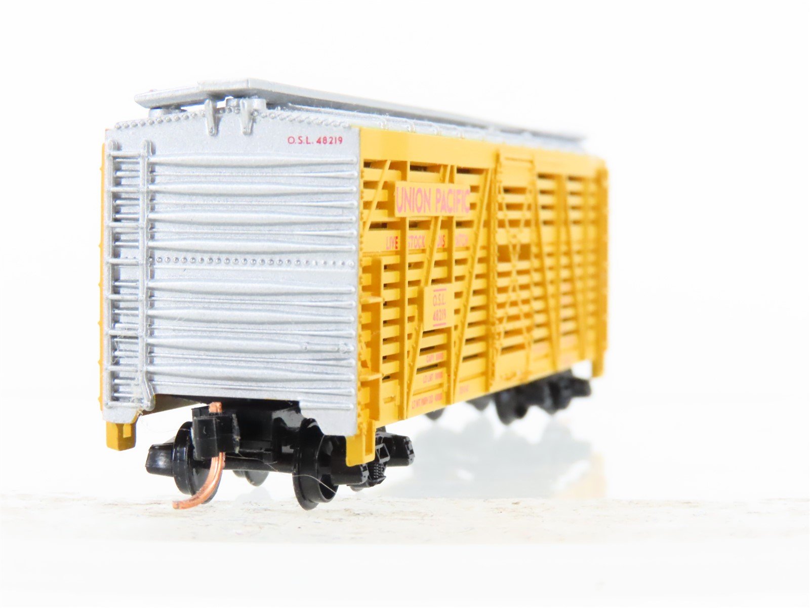 N Scale Atlas 35252 UP Union Pacific 40' Stock Car #48219