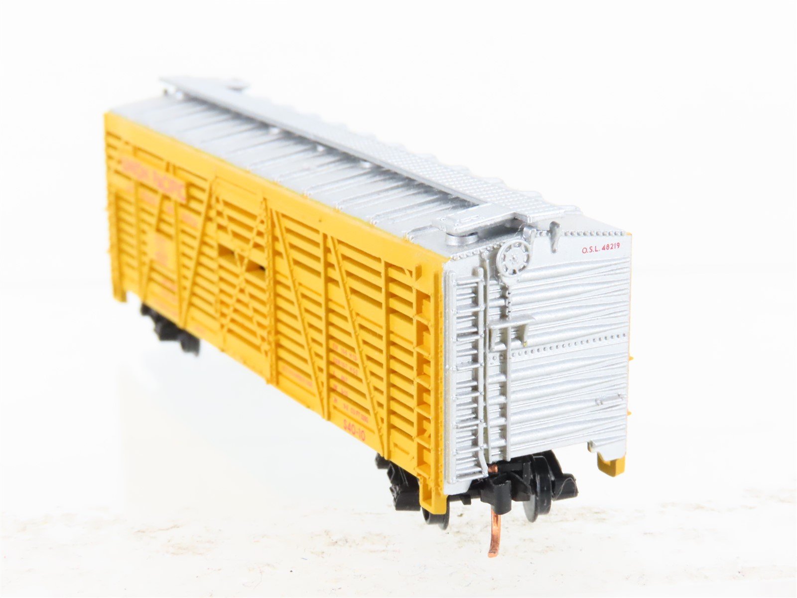 N Scale Atlas 35252 UP Union Pacific 40' Stock Car #48219