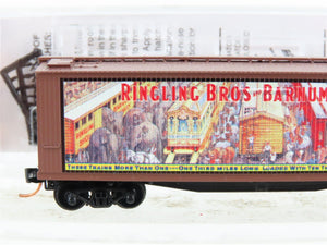 N Scale Micro-Trains MTL 04700409 Ringling Bros 40' Wood Reefer Billboard #9