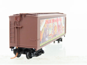 N Scale Micro-Trains MTL 04700409 Ringling Bros 40' Wood Reefer Billboard #9