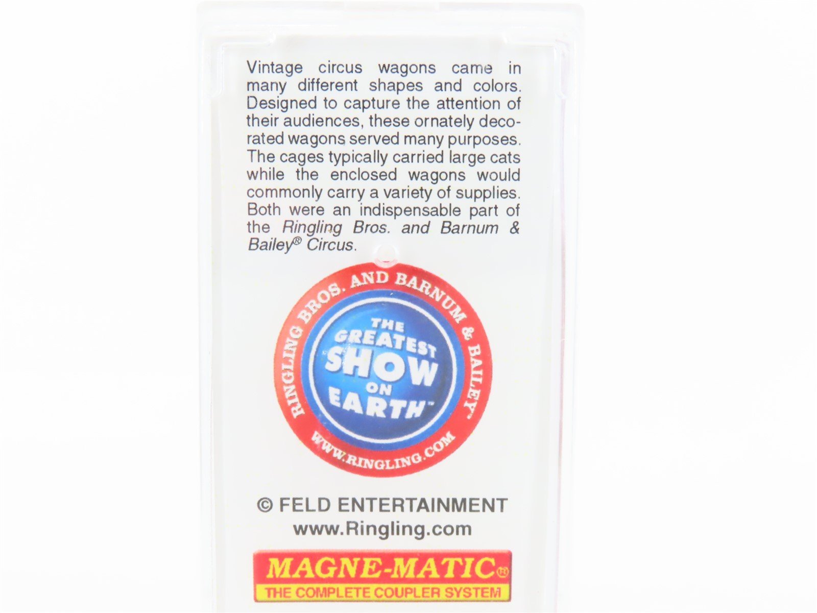 N Micro-Trains MTL 47000039 Ringling Bros/Barnum & Bailey Circus Wagons 2-Pack
