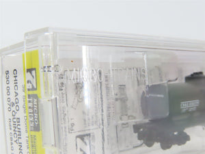 Z Micro-Trains MTL 53000070 CBQ Burlington 39' Single Dome Tankcar #232076