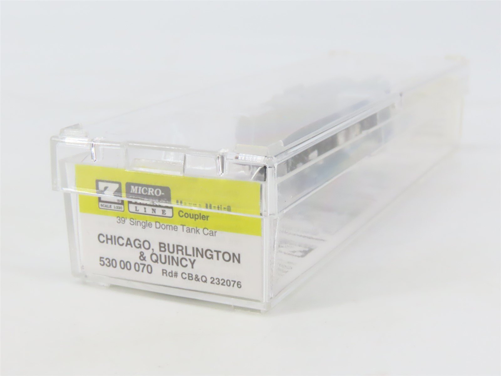 Z Micro-Trains MTL 53000070 CBQ Burlington 39' Single Dome Tankcar #232076