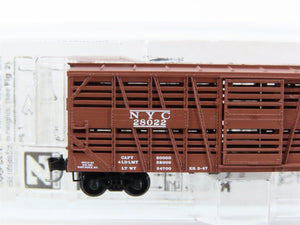 Z Micro-Trains MTL 13806-2 NYC New York Central 40' Despatch Stock Car #28022