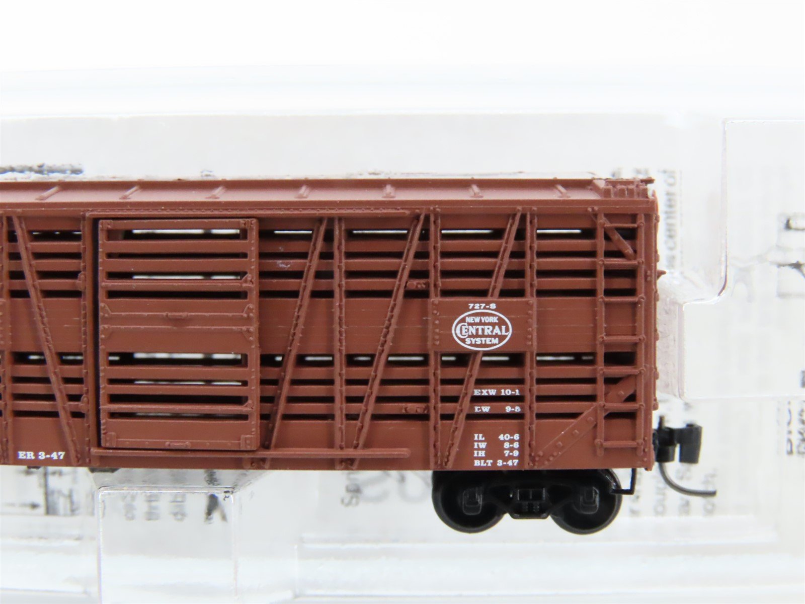 Z Micro-Trains MTL 13806-2 NYC New York Central 40' Despatch Stock Car #28022